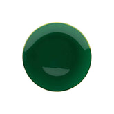 8 In. Green Classic Design Plates | 10 Count